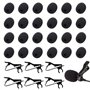 TRKETK 30 Pièces Kit de Remplacement de Microphone à Revers