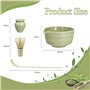 Fouets À Matcha Kit de Fabrication de Matcha Fait à la Main Service à thé Matcha Japonais Ensemble Fouet à thé Vert Matcha Fouet