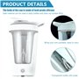 Shaker Électrique 450 ml : Mixeur Automatique de Protéines Rechargeable USB - Mélangeur Pour Shake Protéiné