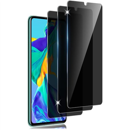 Vsjnk Verre trempé pour Huawei P30 Anti-Espion Protection D'écran