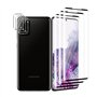 Ydiciv 3+3 Pièces Verre trempé Compatible avec Samsung Galaxy S20 Plus avec 3 Pièces Caméra Arrière Protecteur