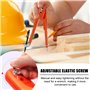 Carpenter - Crayon de précision - 25 cm - Pour le travail du bois - Boussole professionnelle - Outils de traçage de rayon réglab