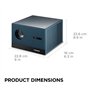 ViewSonic LX60HD LED Video Projecteur pour Home Cinéma, 1080p FHD, Intelligent Projecteur avec Google TV
