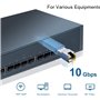 QINIYEK Module cuivre SFP vers RJ45, émetteurs-récepteurs de 10Gbase-T SFP+ compatibles avec Cisco, Meraki, Ubiquiti, D/TP Link,
