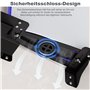 Mordx Support Mural Réglable pour PS5, avec Support de Poignée et Support pour Casque, Socle en Métal, Uniquement pour Consoles