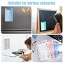Riisoyu 4 Pièces Tableau Memo Checklist, Listes De Contrôle Mémo avec 10 feuilles vides amovibles Portable Tableau de Routine po