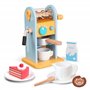 ICEKO - Cafetière Enfant en Bois avec 11 Accessoires et Ustensiles de Cuisine pour Marchande