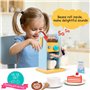 ICEKO - Cafetière Enfant en Bois avec 11 Accessoires et Ustensiles de Cuisine pour Marchande, Kit de Ménage Enfant - Jouet en Bo