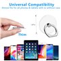 360° Rotation Clear Bague Téléphone Support Transparent Anneau Porte Portable Smart