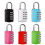 mizikuu Lot de 6 Cadenas à Combinaison de 4 Chiffres