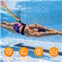4M Ceinture Nage Piscine pour Adultes Enfants Réglable Entraînement Ceint