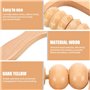 Wzhtuzi Lot de 2 rouleaux de massage en bois pour détendre le dos, les jambes, les mains, les muscles de tout le corps - Outils 