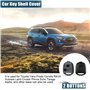 SLshiBo 2 Pièces Coque Télécommande Toyota 2 Boutons Boitier Clef Voiture Coque de Clé sans Lame Compatible avec Toyota Yaris Ra