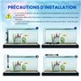 DoRight Chauffage d'Aquarium 50W, Chauffage en Verre Submersible Température Réglable Chauffe-Aquarium avec Ventouse Thermomètre