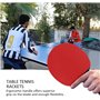 HAFERL Kit de tennis de table avec 2 raquettes et 3 balles dans un sac, idéal pour les enfants et les adultes