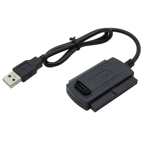 Xingdianfu Câble adaptateur USB 2.0 vers IDE SATA pour disque dur 2