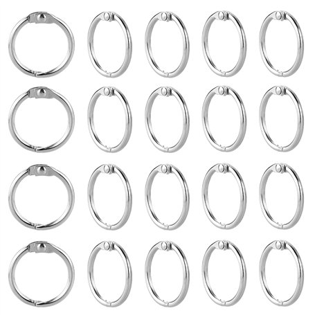 Lot de 22 anneaux de reliure