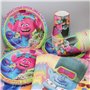 Lot de 61 Ustensiles Troll Elf - Décorations d'Anniversaire d'Enfant - Fournitures de Fête pour Garçons et Filles - Vaisselle Tr