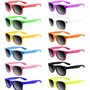 KAHEIGN 24 Pièces Lunettes de Soleil Néon pour Enfants