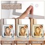 Miroir Coiffeuse avec lumière LED Miroir Hollywood avec 3 Modes D'éclairage Couleur Miroir Coiffeuse Lumineux avec Miroir Détach
