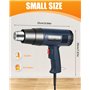 Pistolet à Air Chaud 50℃~650℃ Température Variable en Continu