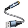 Adaptateur USB vers Prise Audio 3