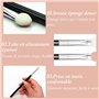 Pinceaux Maquillages Yeux Pinceau Double Face pour l'Applicat