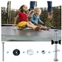 GIAK Lot de 10 Accessoires pour Trampoline pour Piquets de Trampolines Entretoises de Trampoline vis pour Fixation du Trampoline