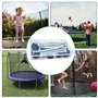 GIAK Lot de 10 Accessoires pour Trampoline pour Piquets de Trampolines Entretoises de Trampoline vis pour Fixation du Trampoline