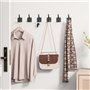 Brencco Crochet Adhesif Mural, 4 Pièces Porte Manteau Mural Sans Percage, Porte Serviette Salle de Bain, Patere Salle de Bain, C