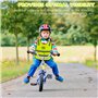 Baxcdyswe Gilet Jaune Enfant 2 PCS, Gilet de Sécurité, Gilet Reflechissant Velo, Gilet Respirant Réfléchissant Jaune Haute Visib