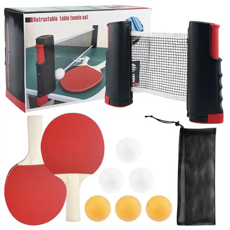 Eckerdromk Raquette de Ping-Pong Set