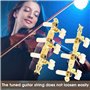 Guitare Classique Tuning Pegs Tuners Mécaniques Têtes de Cordes Guitares Cordes Cheville pour Guitare Acoustique ou électrique, 