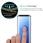 Vuciya [Lot de 2] Verre Trempé pour Samsung Galaxy S9 Plus，3D Couverture Complète,2 X Caméra Arrière Protecteur，Dureté 9H, Anti 