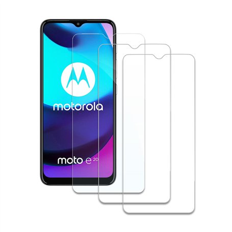 [3 Pièces] Verre Trempé pour Motorola Moto E20 / Moto E22 / Moto E22i Protection écran