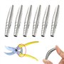 LUMOOM Lot de 6 ressorts de rechange pour sécateur de jardin en acier inoxydable - 6 cm - Ressorts de rechange pour sécateur - A