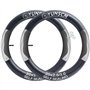 YunSCM 2PCS Anti-crevaison Chambres à air 20x2.5/3.0 AV32mm Valve Prévention et Réparation