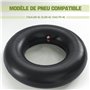 1PZ F3I-5W6 2x 13x5.00-6 pouces chambres à air avec valve courbée TR87, tube renforcé pour roues de tracteur tondeuse à gazon br