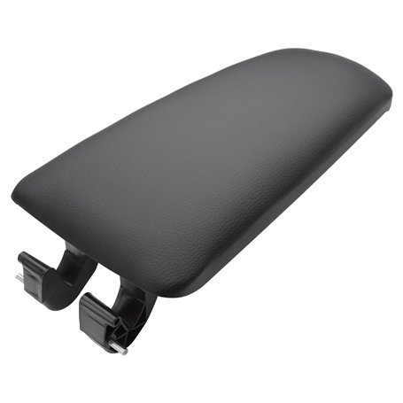 ZEALfix Couvercle d'accoudoir de voiture 8E0864245E en cuir noir pour console centrale A4 B6 B7 2002-2007