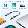 Adaptateur USBC vers Jack avec DAC | Compatible Samsung, Xiaomi, iPad