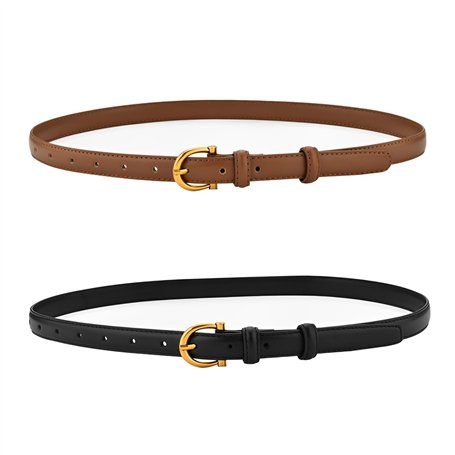 AABDTYYD Lot de 2 Ceinture Femme