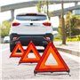 Triangles de signalisation pour Auto,Triangle de Presignalisation Homologue Ce,Euro Triangle d'avertissement pour Véhicules à Mo
