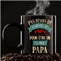 Mug Pas Besoin De Cheveux Pour Être Un Super Papa - Cadeau Humour Papa Tasse a Cafe Cadeau Rigolo Original Humoristique Fun à Me