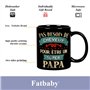 Mug Pas Besoin De Cheveux Pour Être Un Super Papa - Cadeau Humour Papa Tasse a Cafe Cadeau Rigolo Original Humoristique Fun à Me