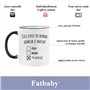 Fatbaby Mug Bonne Humeur ta Gueule - Cadeau Collègue Retraite - Idée Cadeau Original, Humour Femme - Tasse Couple Saint Valentin