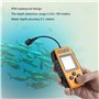 Sonar 100M Fish Finder 45 Degrés - Echo Sondeur Avec Alarme et Transducteur Pour Pêche Sous-Marine en Lac et Mer