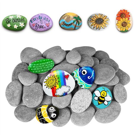 Manqyi 20 Pièces Galets à Peindre