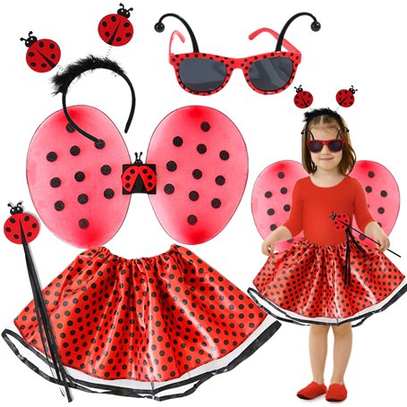 Edmirfun Deguisement Ladybug Set