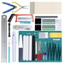 WiMas 64 Pièces Modeler Basic Tools Kit