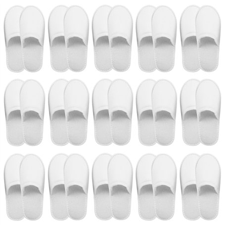 WANDGU Lot de 15 paires de chaussons d'hôtel 28 x 11 x 0